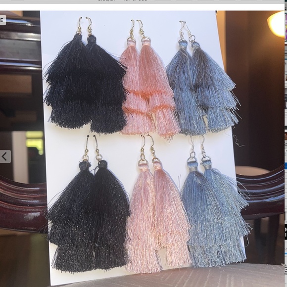 Tassel Earrings Cool Earrings Dangle Earrings - Picture 1 of 12